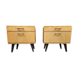 Pair of vintage 1960's bedside tables
