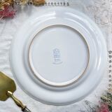 Vintage round dish from Gien Motton, made in France, 1980s, animal decor