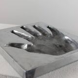 Aluminium sculpture of the protophotographic artwork by Ron Adzak.