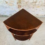 Vintage corner shelf on tripod legs, circa 50/60