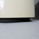 Important cylindrical planter in cream lacquered fiberglass, circa 1970