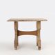 Rustic Shaped Low Stool in Painted Wood, France ca. 1900