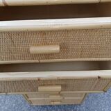 Rattan dresser