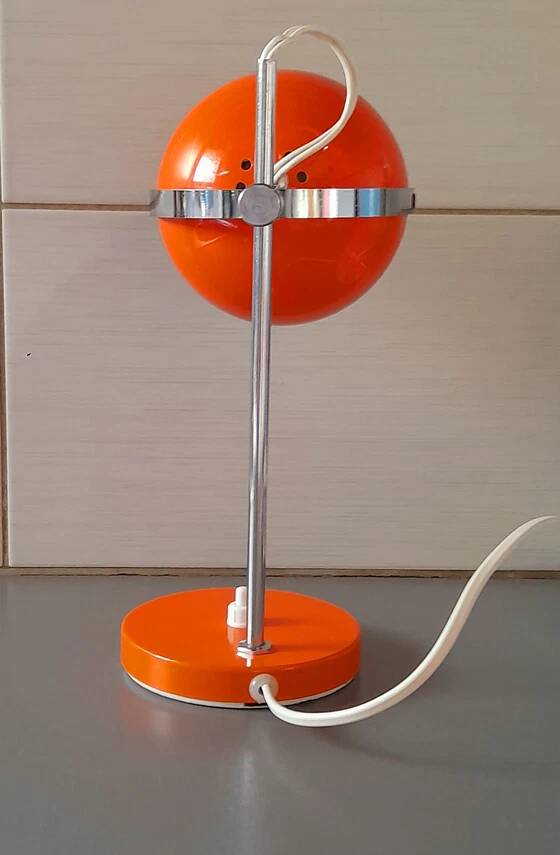Orange Ball Eye Lamp 1970