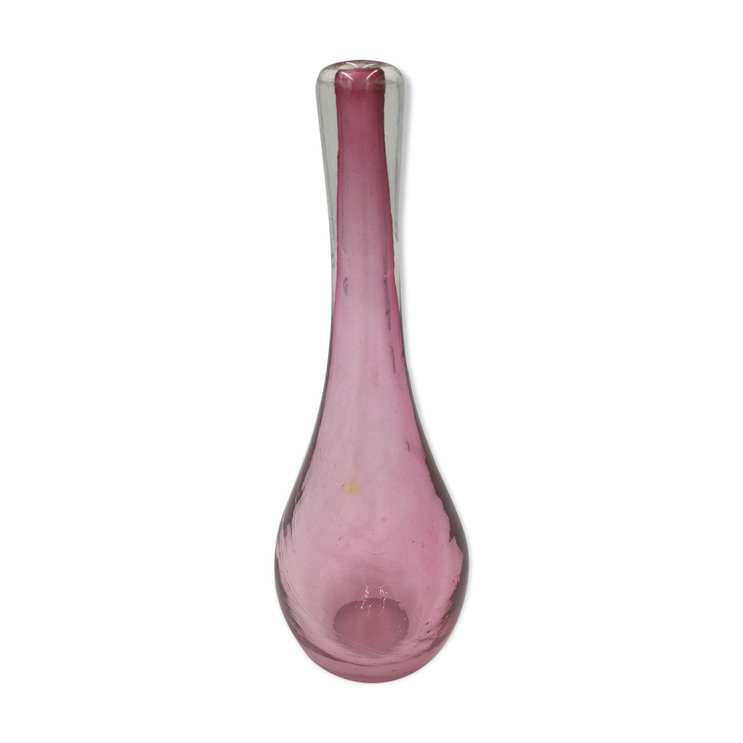 Bicolor glass vase