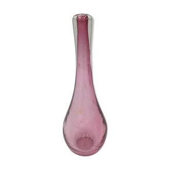 Bicolor glass vase