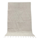 Beni Ouarain Berber rug in diamond pattern • Minimalist white elegance