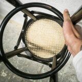 Canned seated bar stool