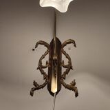 Bronze Modernist wall lamp. Spain, 1930s.
