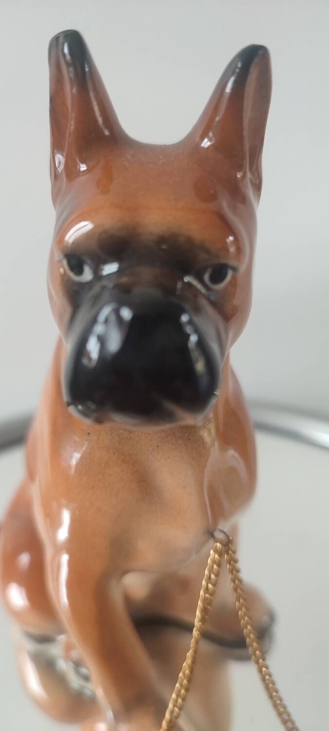 Vintage Ceramic Boxer Family (1950s/60s)
