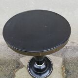 Metal pedestal table joseph hoffman