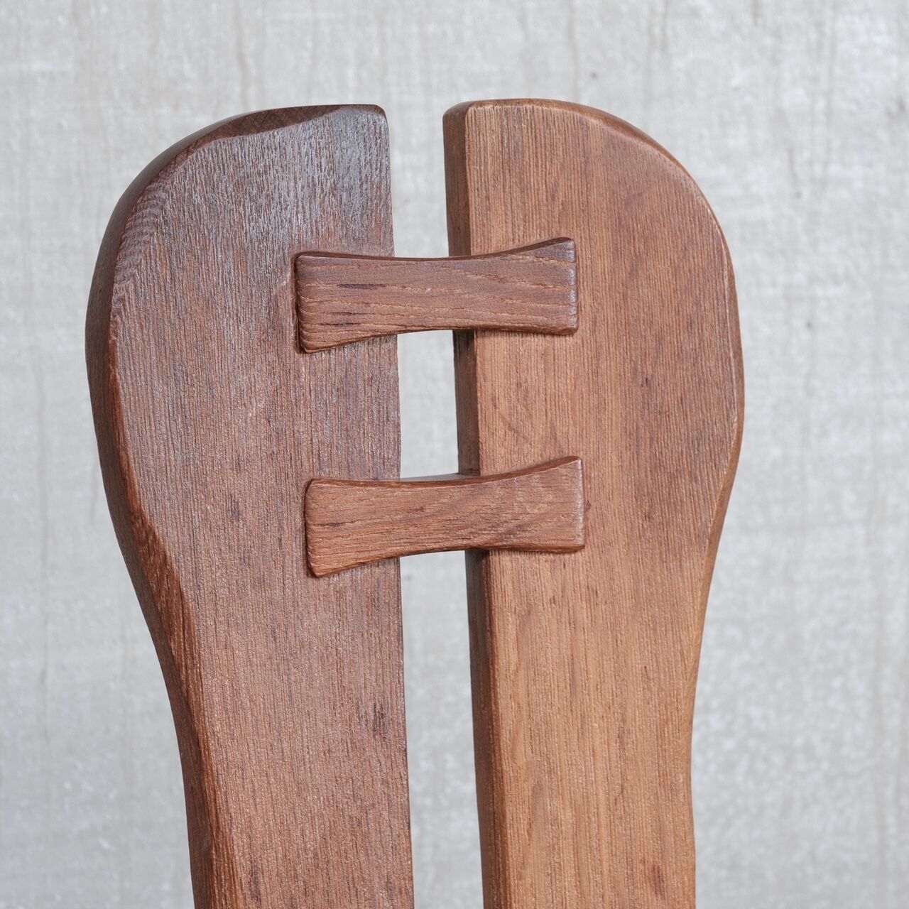 Set of Four Oak Mid-Century Dining Chairs