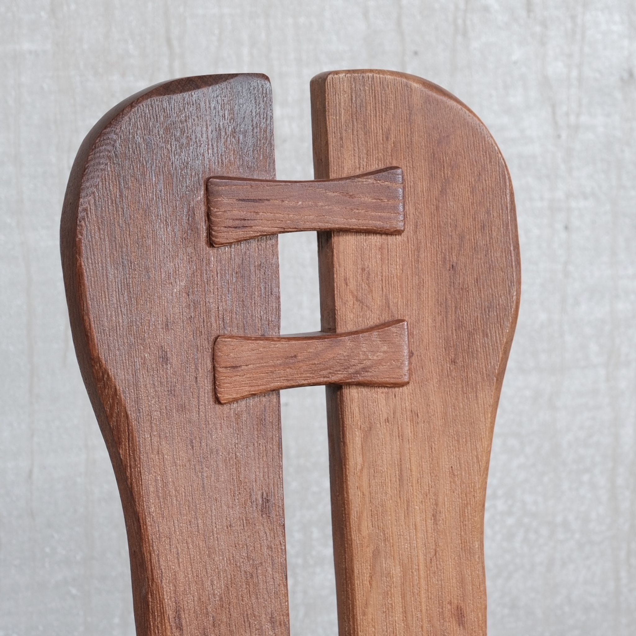 Set of Four Oak Mid-Century Dining Chairs