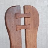 Set of Four Oak Mid-Century Dining Chairs