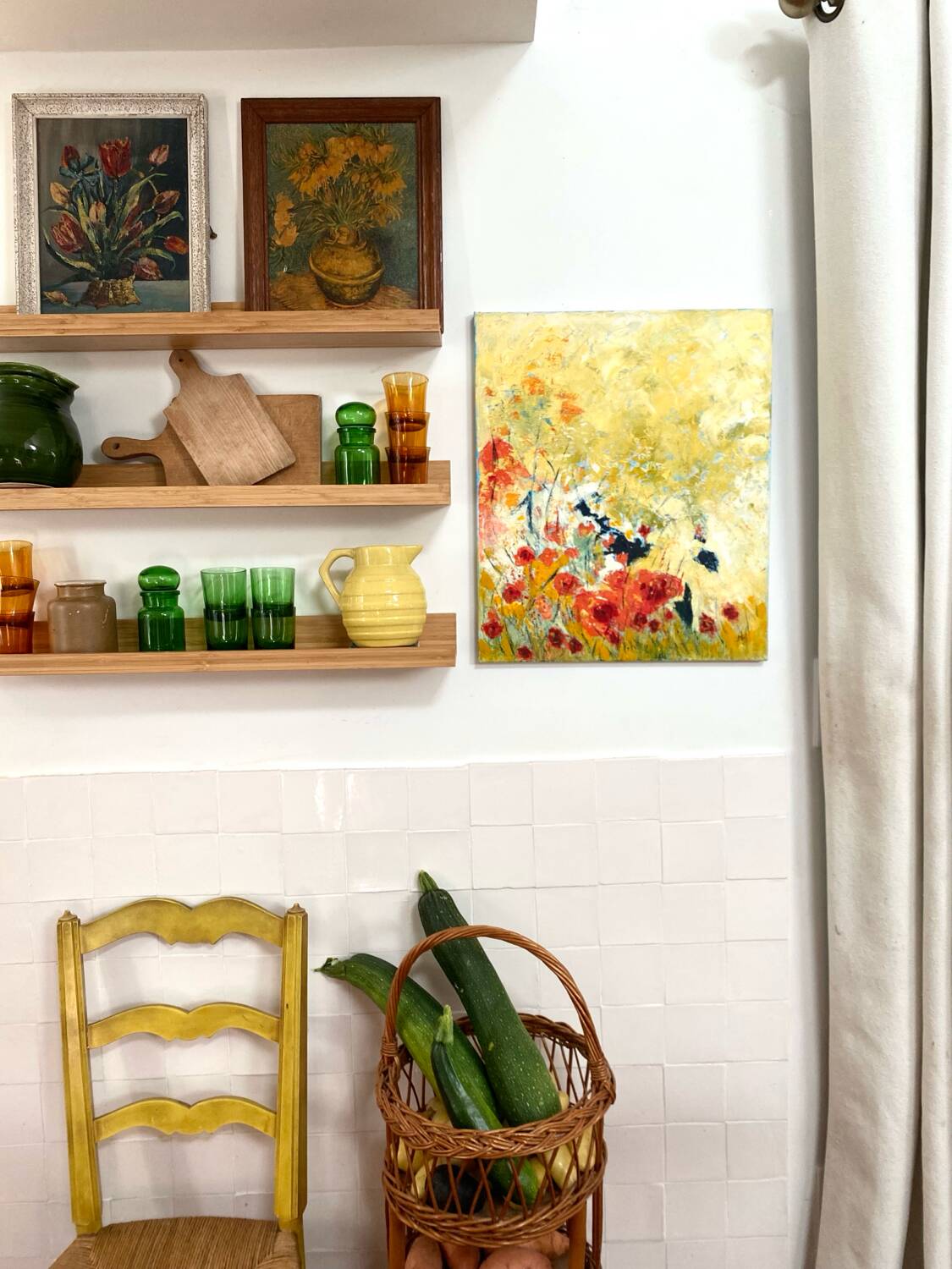 Huile sur toile vintage