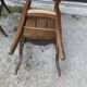 2 chaises velours jaunes
