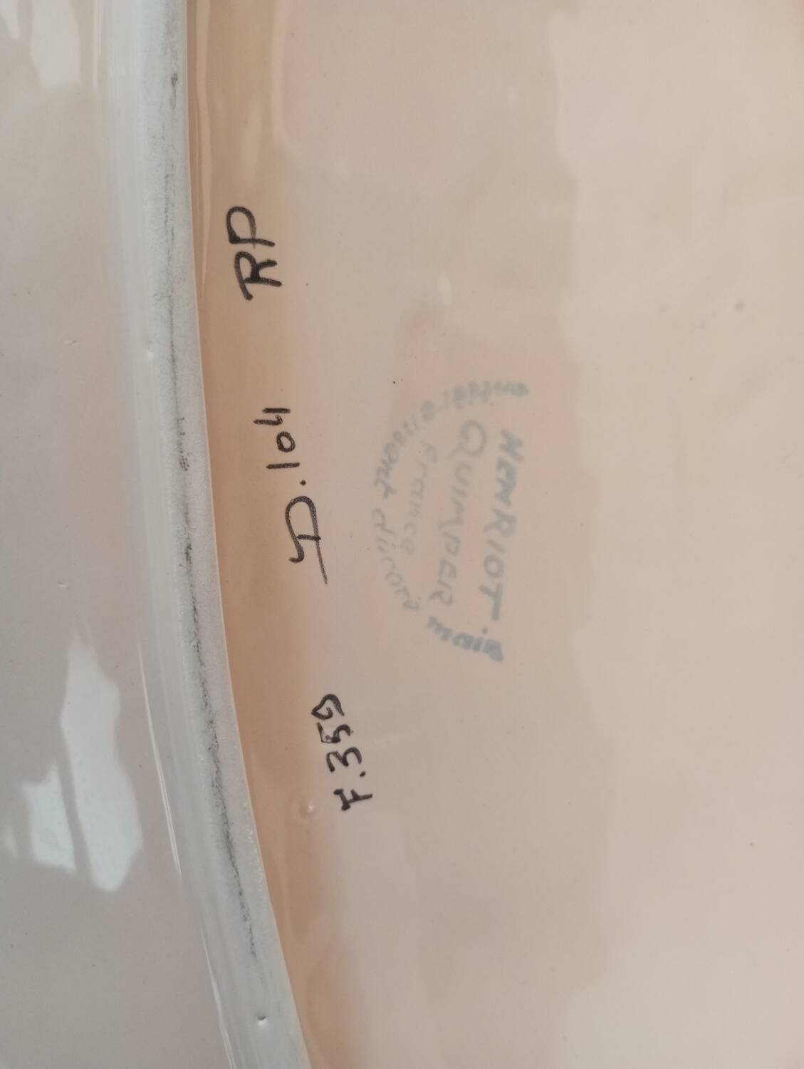 Large Henriot Quimper dish