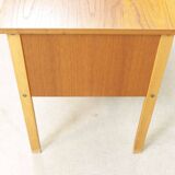 Vintage Scandinavian teak desk, 7 drawers, Danish design from the 60s