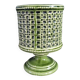 Ceramic flowerpot on stand