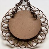 Vintage rattan mirror 54cm