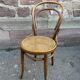 6 chairs bistro curved vintage wood