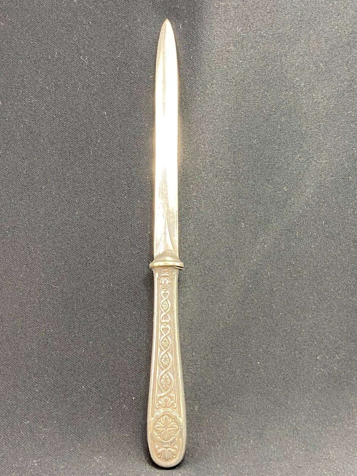Louis XIV style silver metal letter opener