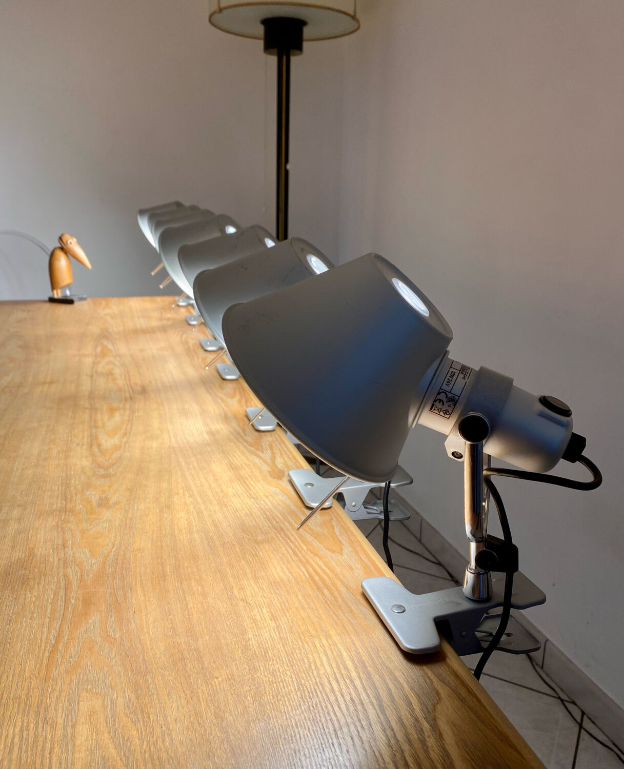 Lamp with clip Tolomeo Artemide Pinza led design Michele by Lucchi & Giancarlo Fassina