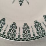 Plate foot shower porcelain opaque iron earth gien model annam