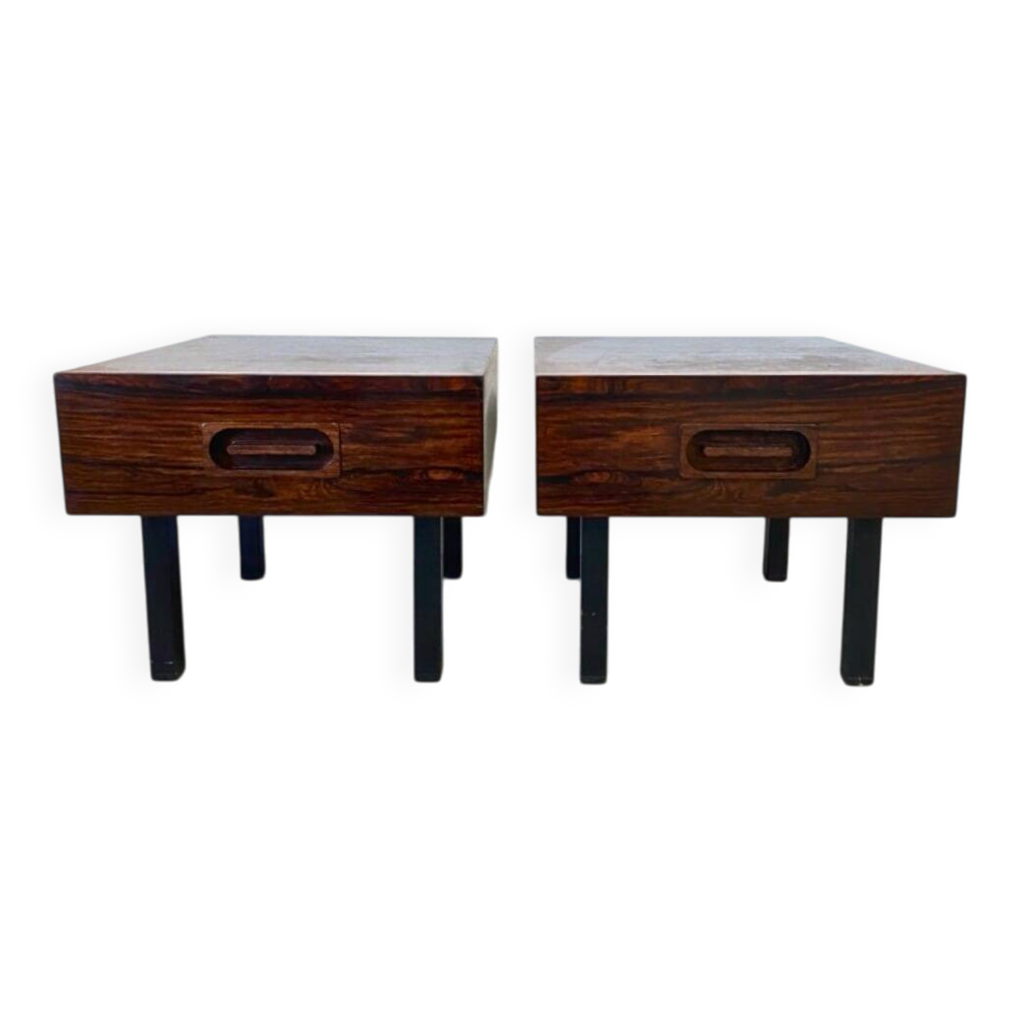 Pair of vintage Scandinavian bedside tables