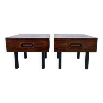 Paire de chevets vintage scandinaves
