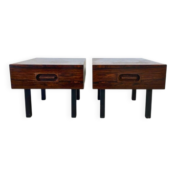 Paire de chevets vintage scandinaves
