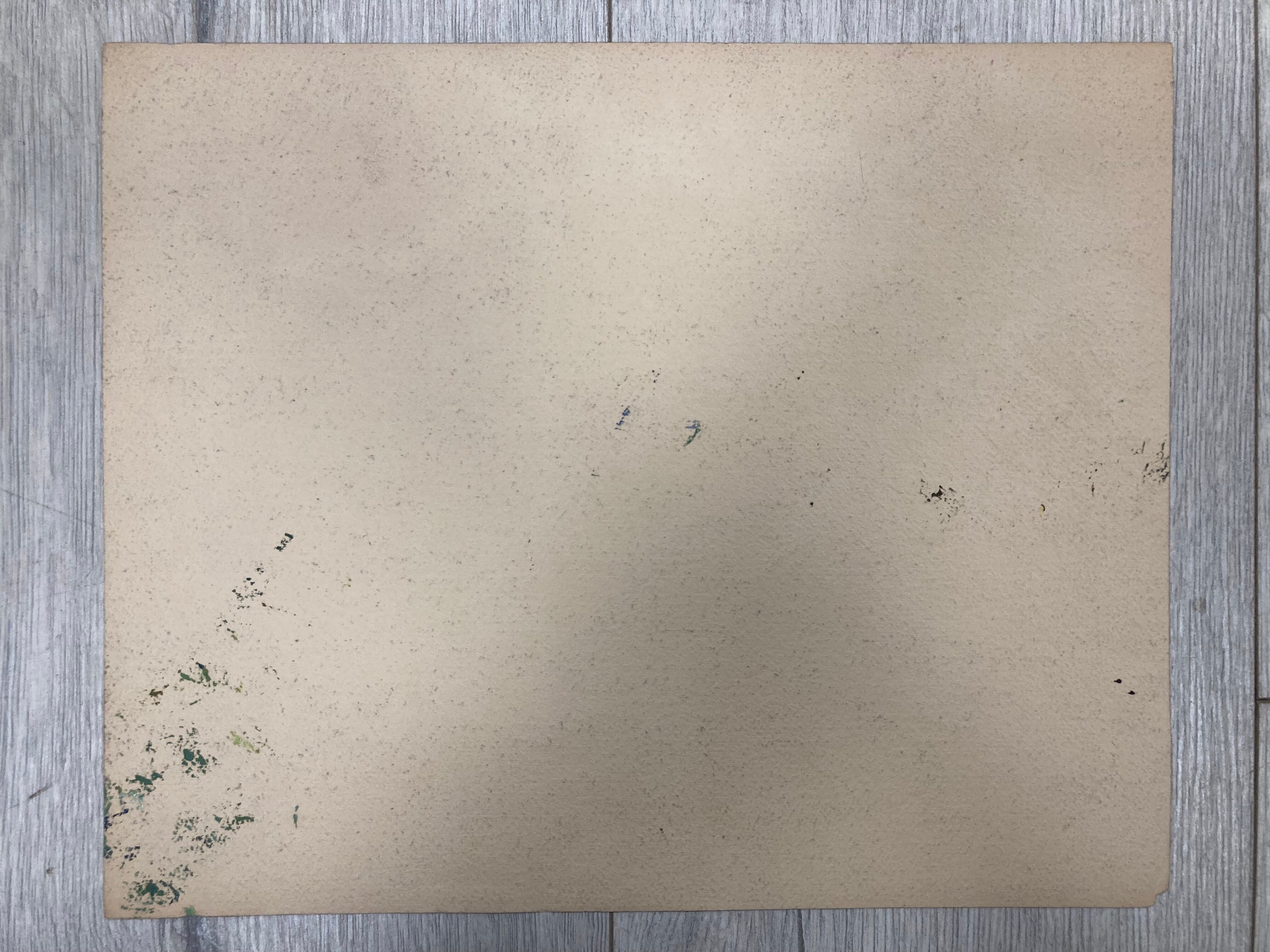 Vintage landscape watercolor