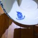 Flat compote dish on pedestal Gien Chardons 260606