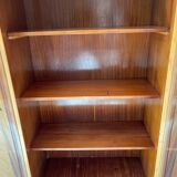 Armoire/bibliothèque en bois, années 1950/60