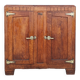 Butcher's buffet ice chest from the Art Deco period in oak
