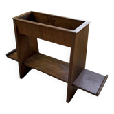 1950s constructivist rosewood planter