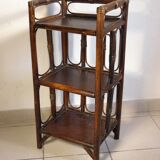 Etagère en rotin 1970