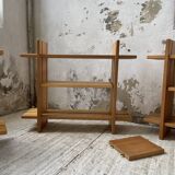 4 solid elm shelves Maison Regain