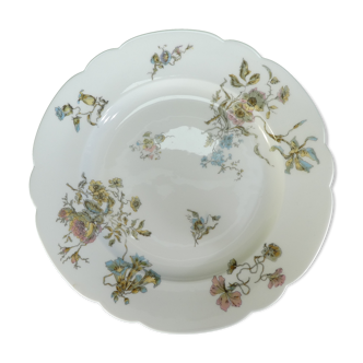 Limoges porcelain round plate for e.Bourgeois Paris no.2