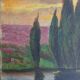 A. Charles 1915, oil on canvas with Flemish inspiration.