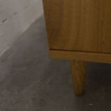 Armoire scandinave 3 portes en teck blond