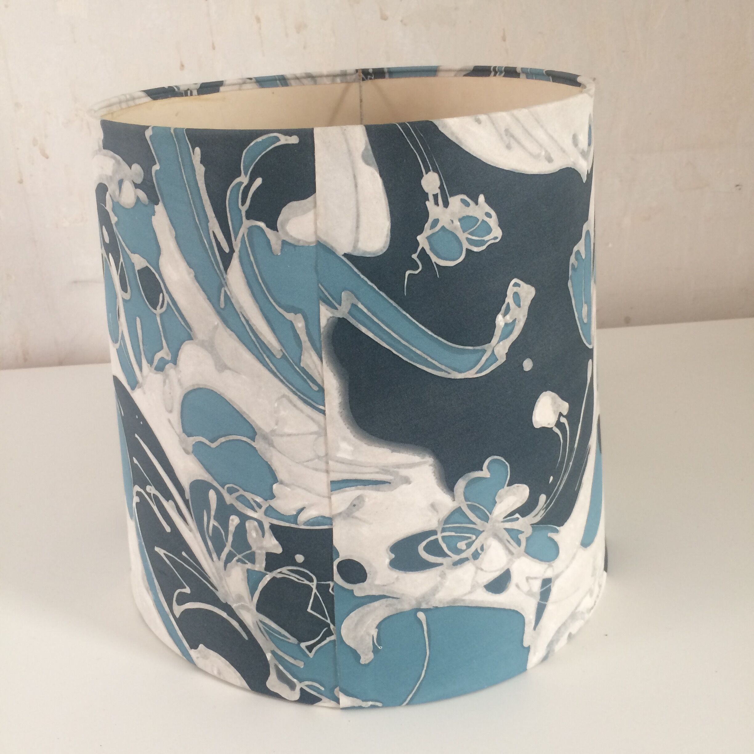 Vintage paper lampshade