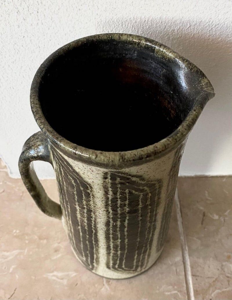 Mid Century Modern Ceramic Pitcher, Vase By Han Cornelissen