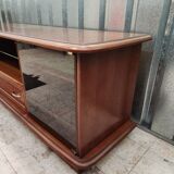 Solid cherry TV stand