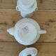 Vintage porcelain teapot from the Auteuil porcelain factory.