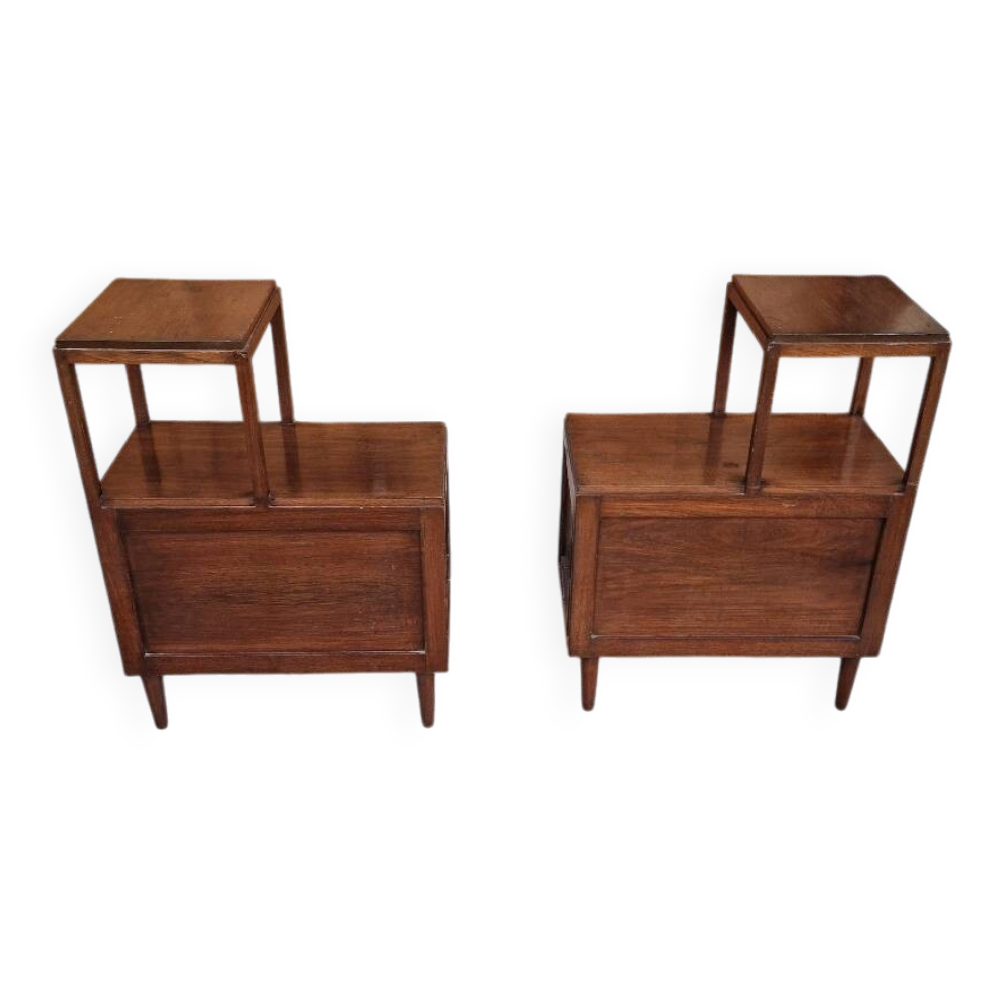 2 bedside tables from the 1950s
