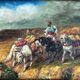 Paire de tableaux orientalistes