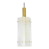 Murano glass ice pendant by Limburg, Germany, 1970s