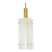 Murano glass ice pendant by Limburg, Germany, 1970s