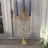 Pair of brass candlesticks